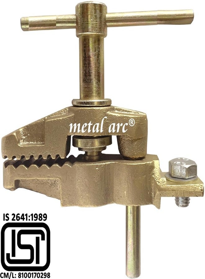 مشبك تثبيت أرضي للحام اليدوي من Metal Arc INDUSTRIAL شديد التحمل 600 أمبير، يحمل علامة ISI، مزود بفكي تمساح، ST1BB7L (عبوة من قطعتين) - Image 3